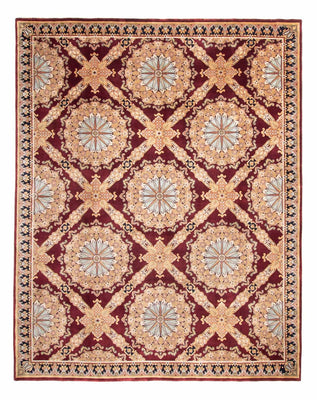 Orientalisk matta - Keshan - Indus - 307 x 244 cm - mörkröd