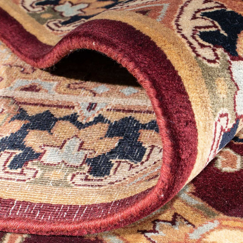 Orientalisk matta - Keshan - Indus - 307 x 244 cm - mörkröd