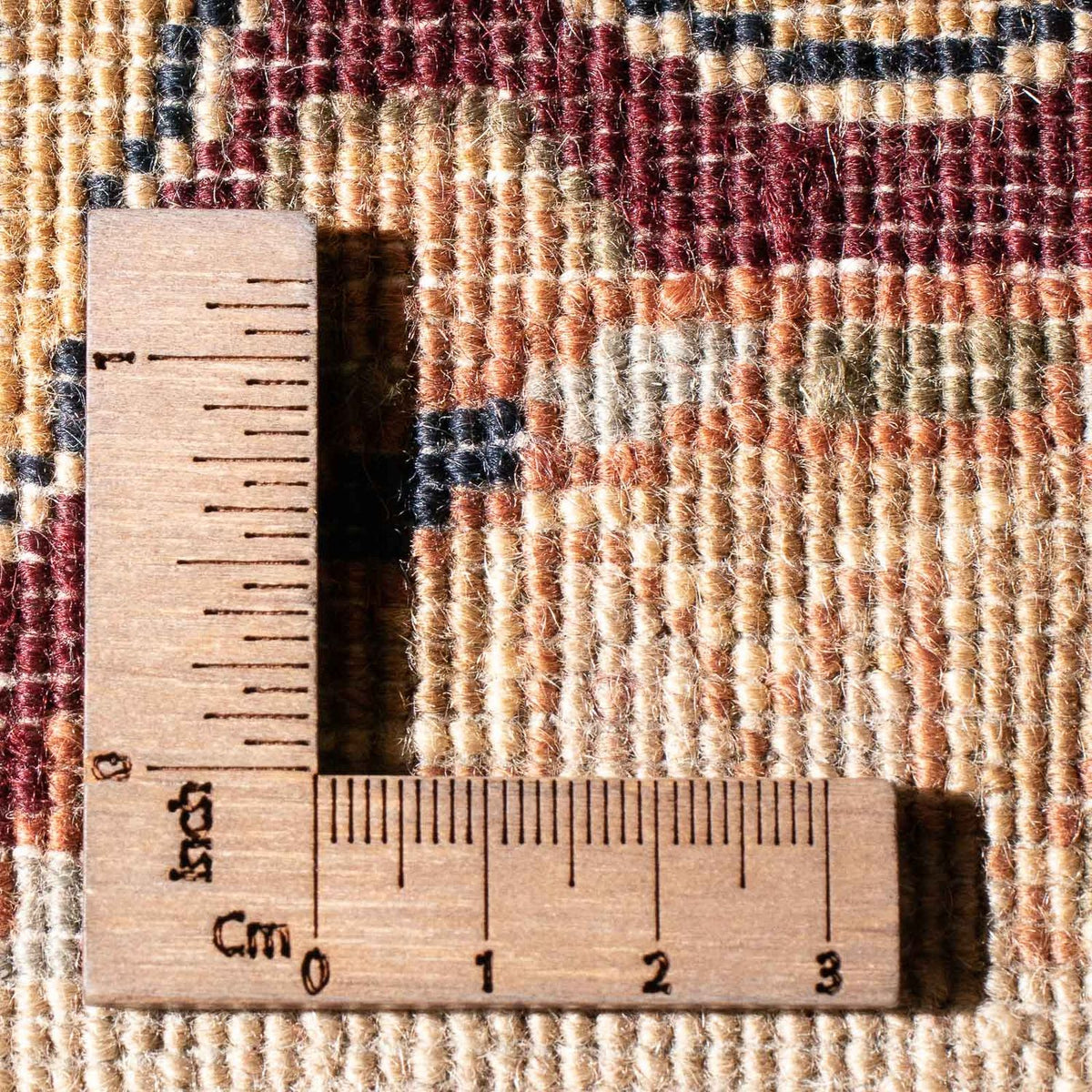 Orientalisk matta - Keshan - Indus - 307 x 244 cm - mörkröd