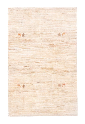Gabbeh-matta - persisk - 155 x 100 cm - beige