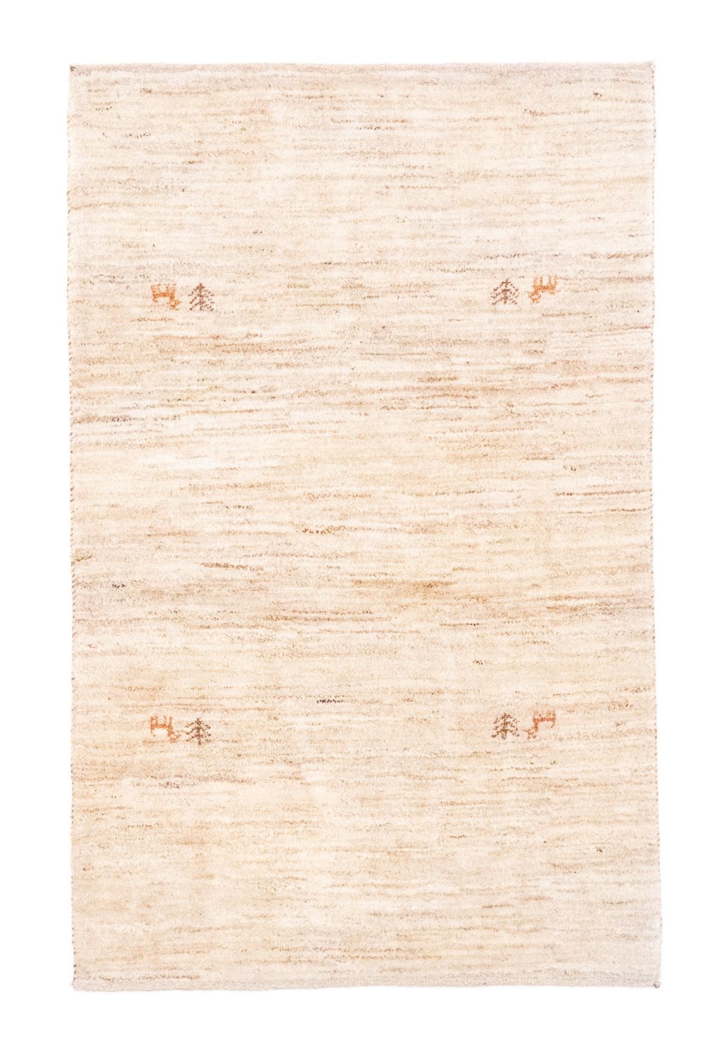 Gabbeh-matta - persisk - 155 x 100 cm - beige