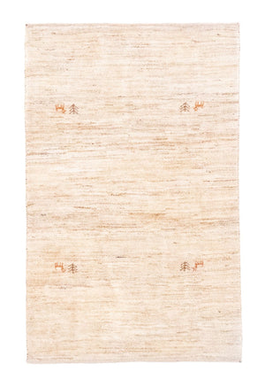 Gabbeh-matta - persisk - 155 x 100 cm - beige