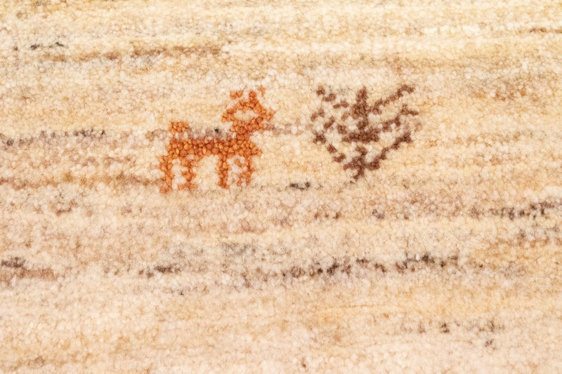 Gabbeh-matta - persisk - 155 x 100 cm - beige