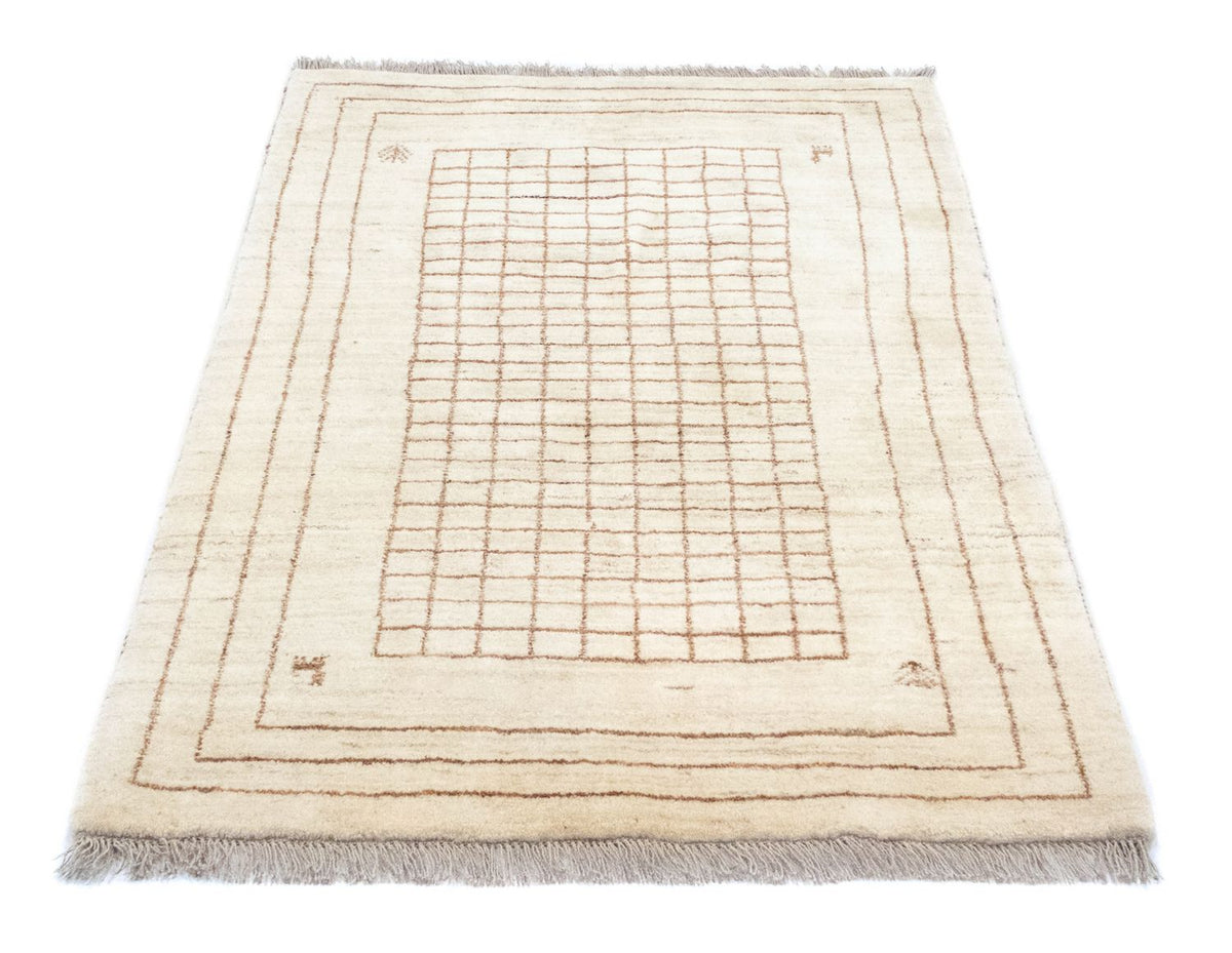 Gabbeh-matta - persisk - 145 x 100 cm - beige