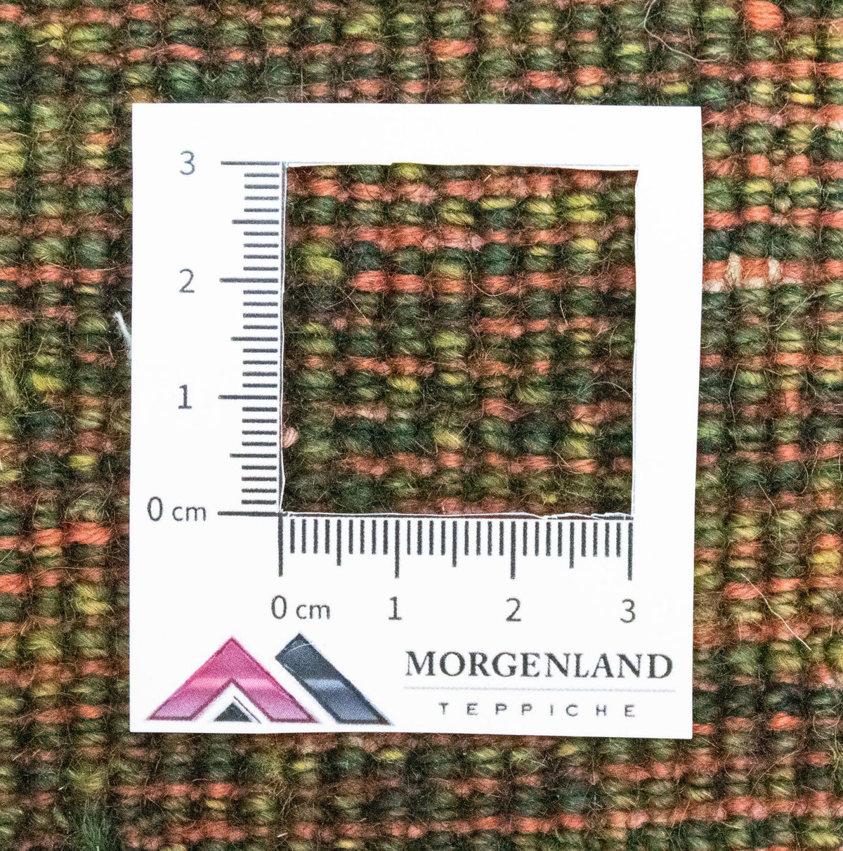 Gabbeh-matta - persisk - 133 x 92 cm - grön