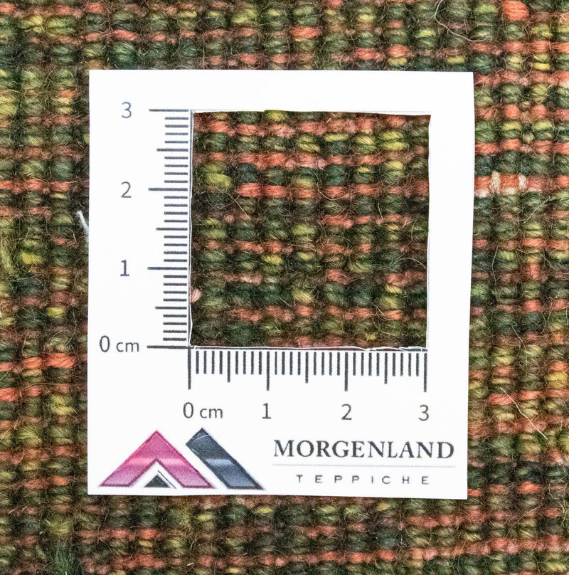 Gabbeh-matta - persisk - 133 x 92 cm - grön