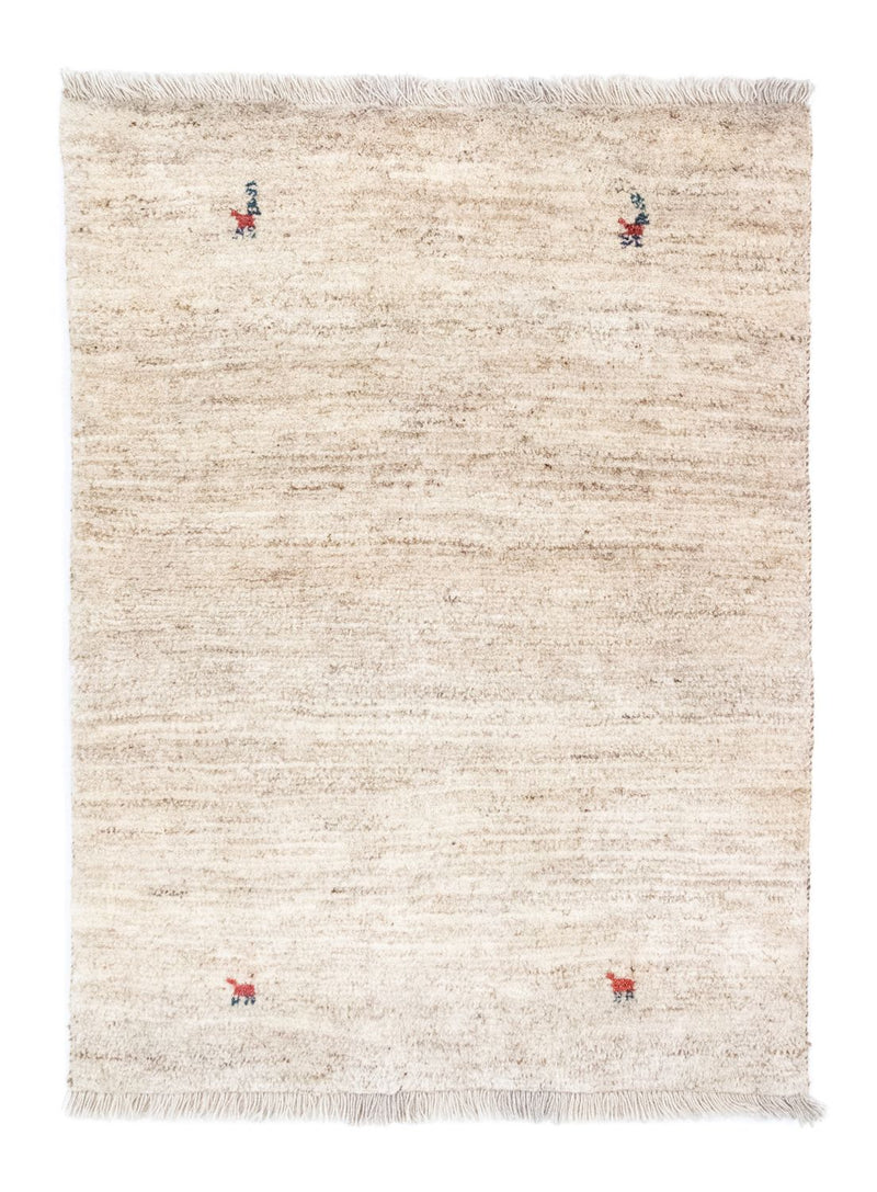 Gabbeh-matta - persisk - 143 x 105 cm - beige