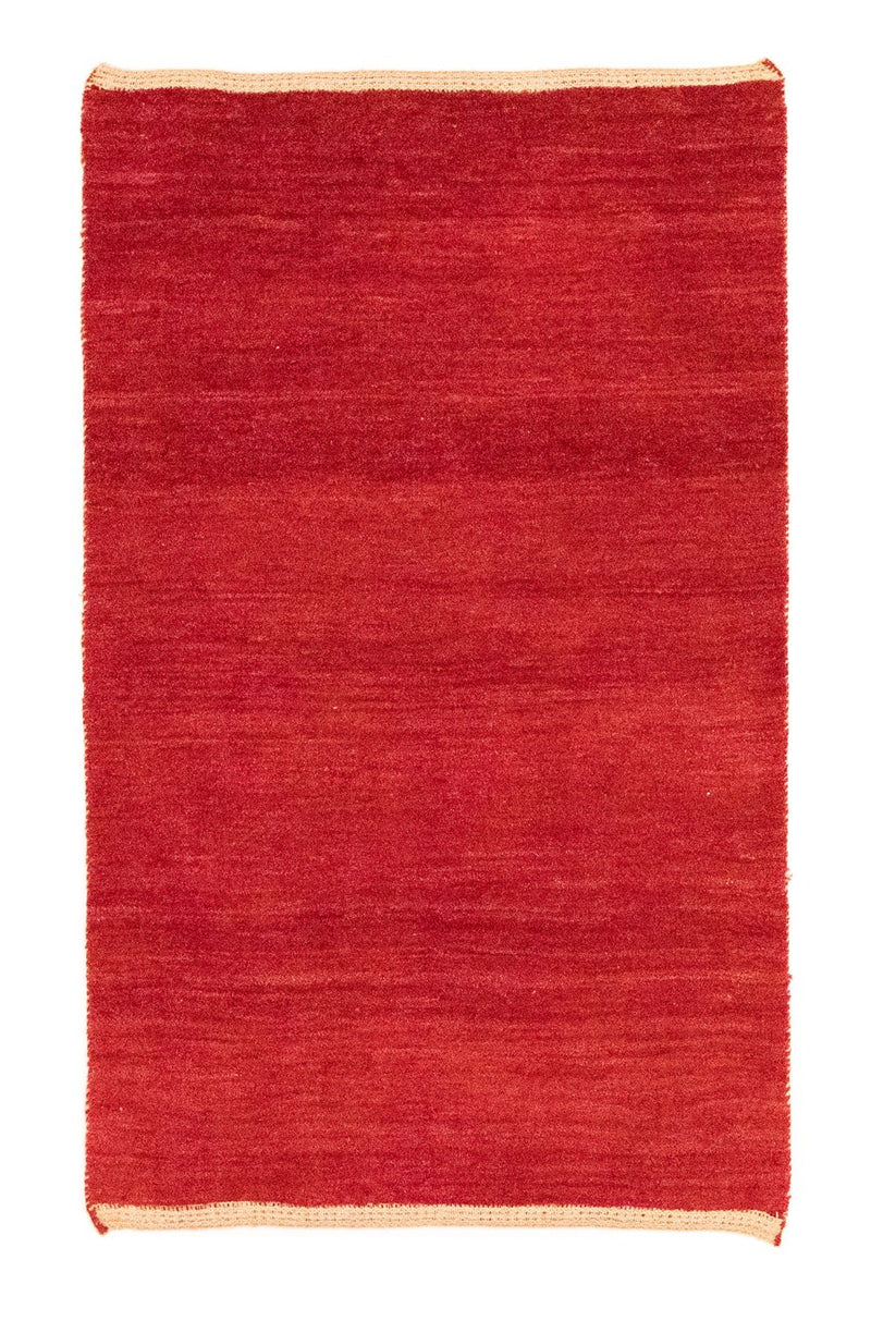 Gabbeh-matta - persisk - 140 x 86 cm - röd