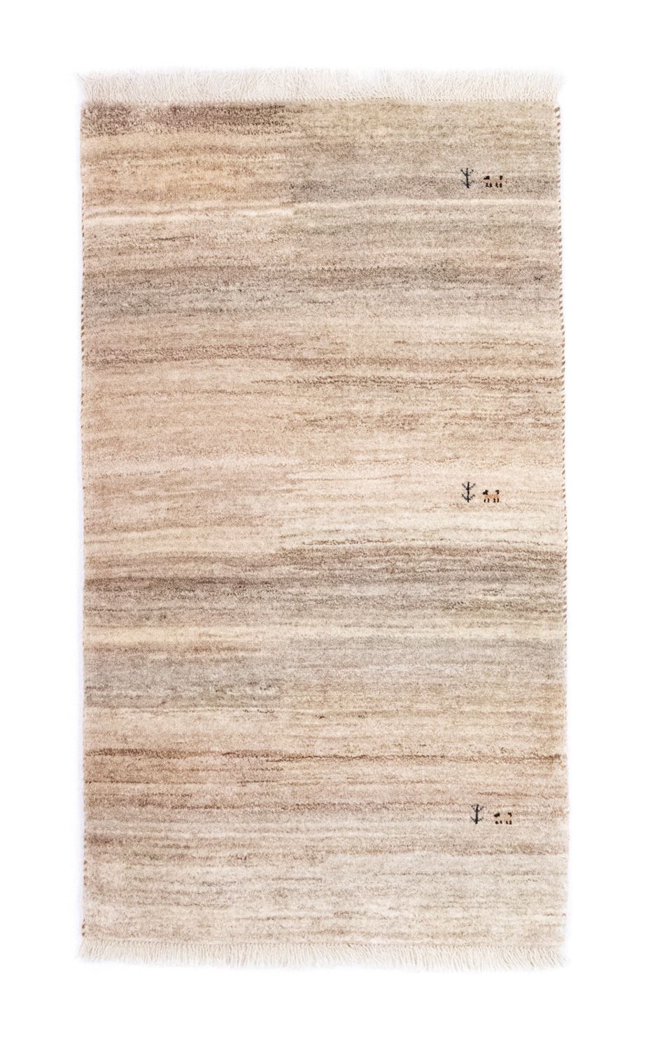 Gabbeh-matta - persisk - 129 x 74 cm - flerfärgad