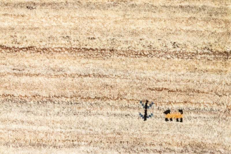 Gabbeh-matta - persisk - 129 x 74 cm - flerfärgad