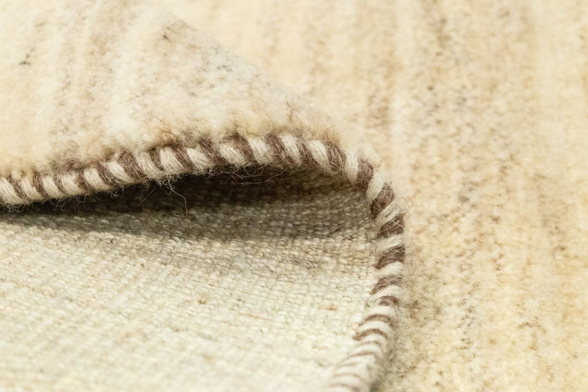 Gabbeh-matta - persisk - 135 x 73 cm - naturvit