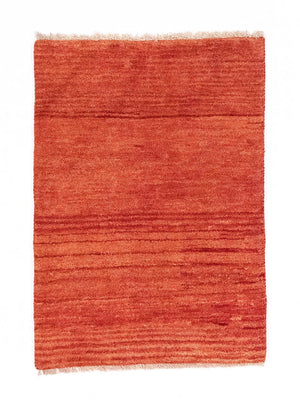Gabbeh-matta - persisk - 108 x 76 cm - orange