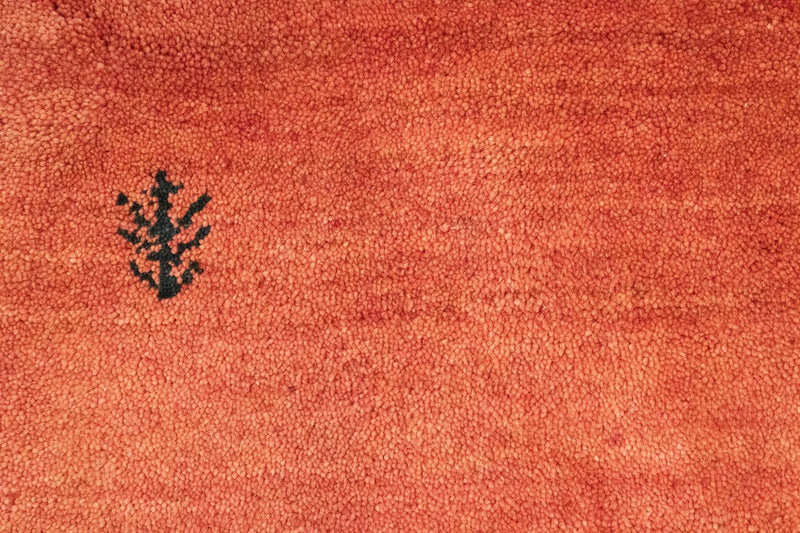 Gabbeh-matta - persisk - 136 x 79 cm - orange