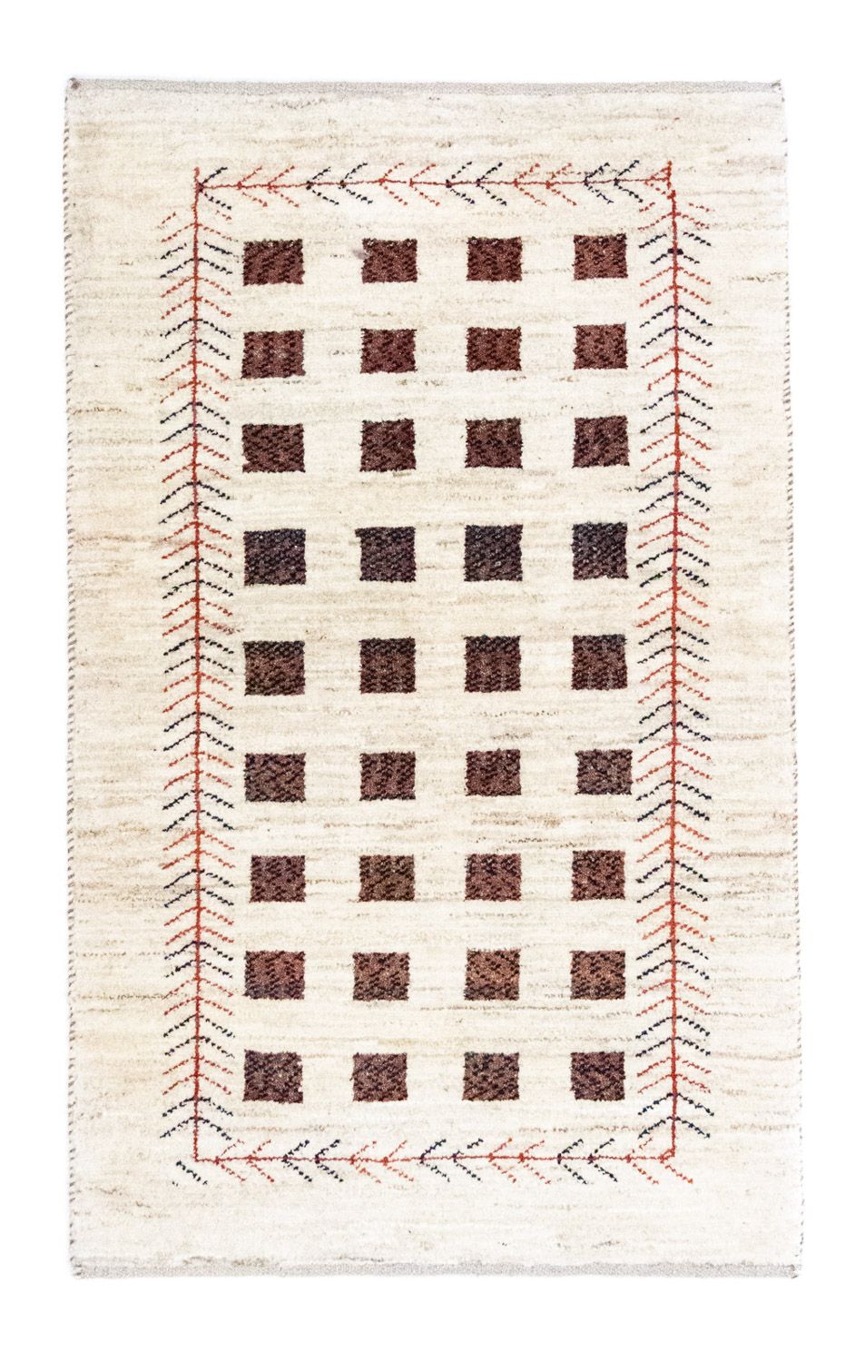 Gabbeh-matta - persisk - 135 x 84 cm - beige