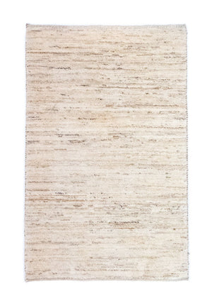 Gabbeh-matta - persisk - 132 x 83 cm - naturvit