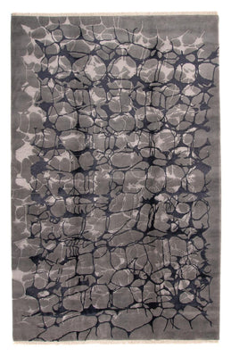 Designermatta - 303 x 207 cm - mörkgrå