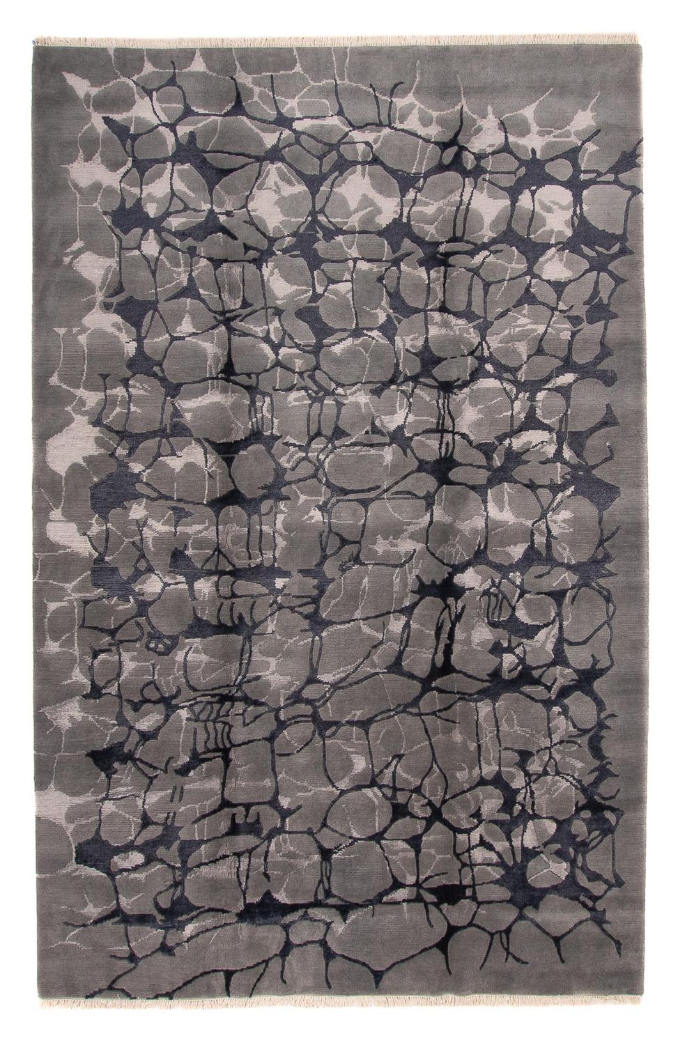 Designermatta - 303 x 207 cm - mörkgrå