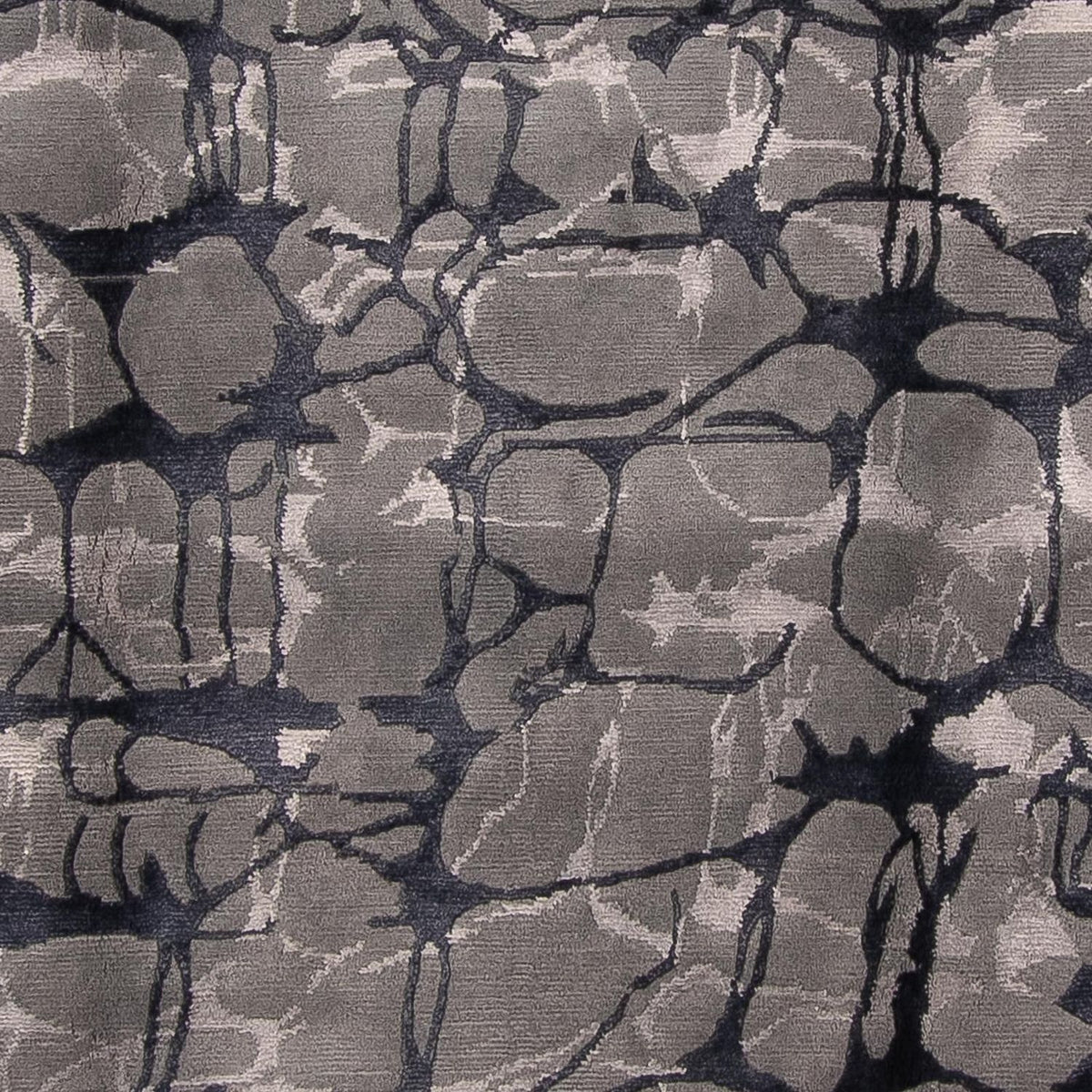 Designermatta - 303 x 207 cm - mörkgrå