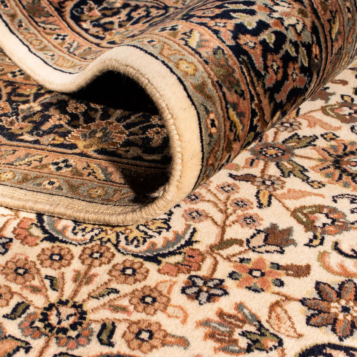 Orientalisk matta - Keshan - Indus - 243 x 172 cm - beige