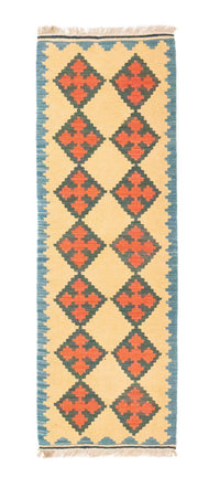 Runner Kelim Carpet - orientalisk matta - 200 x 60 cm - beige