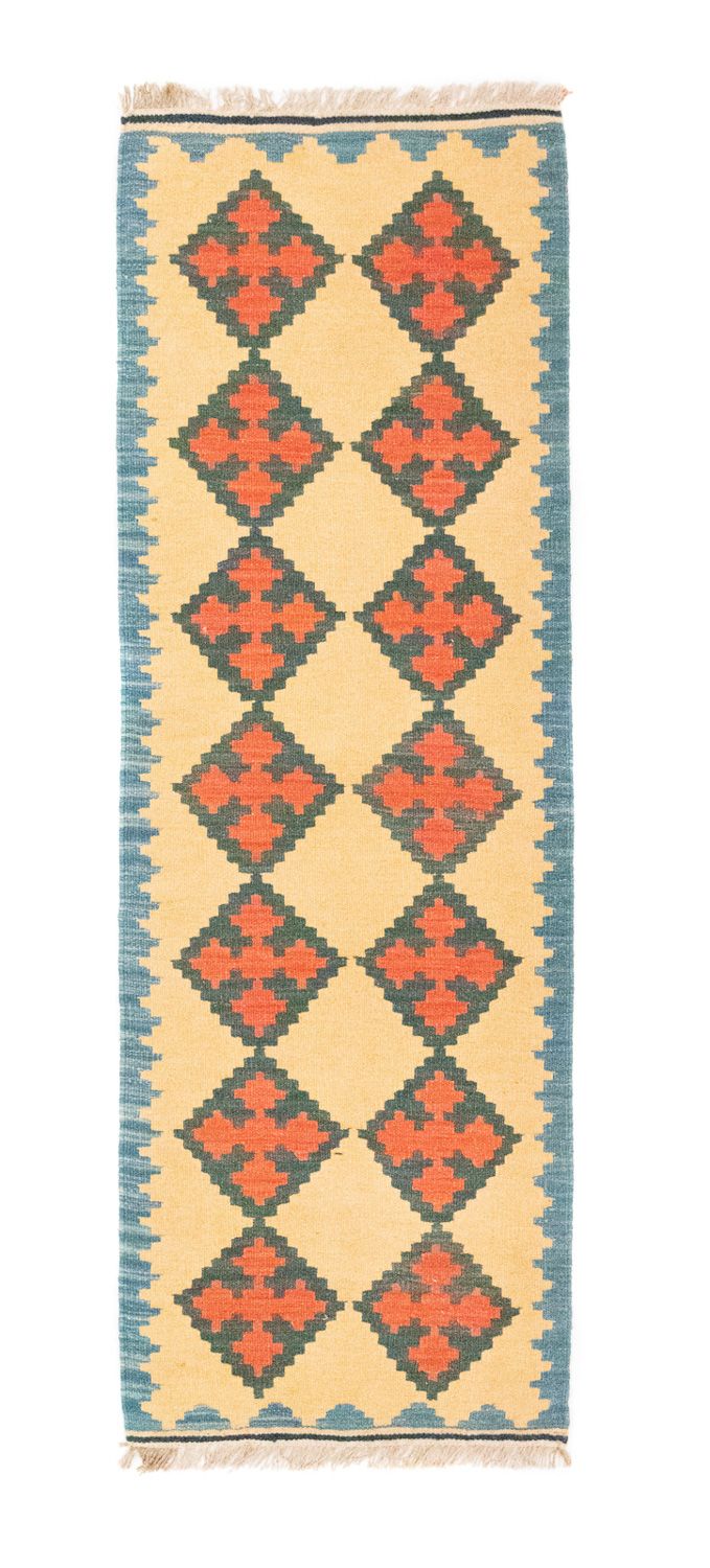 Runner Kelim Carpet - orientalisk matta - 200 x 60 cm - beige