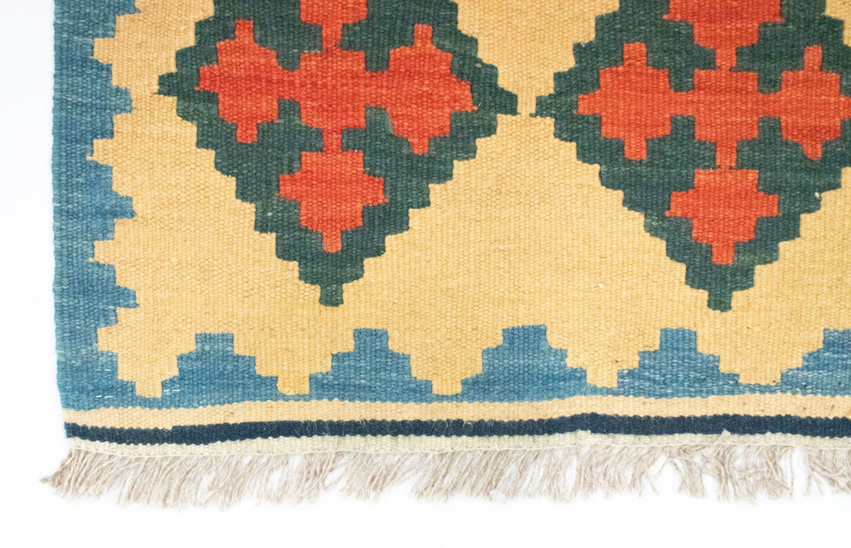 Runner Kelim Carpet - orientalisk matta - 200 x 60 cm - beige