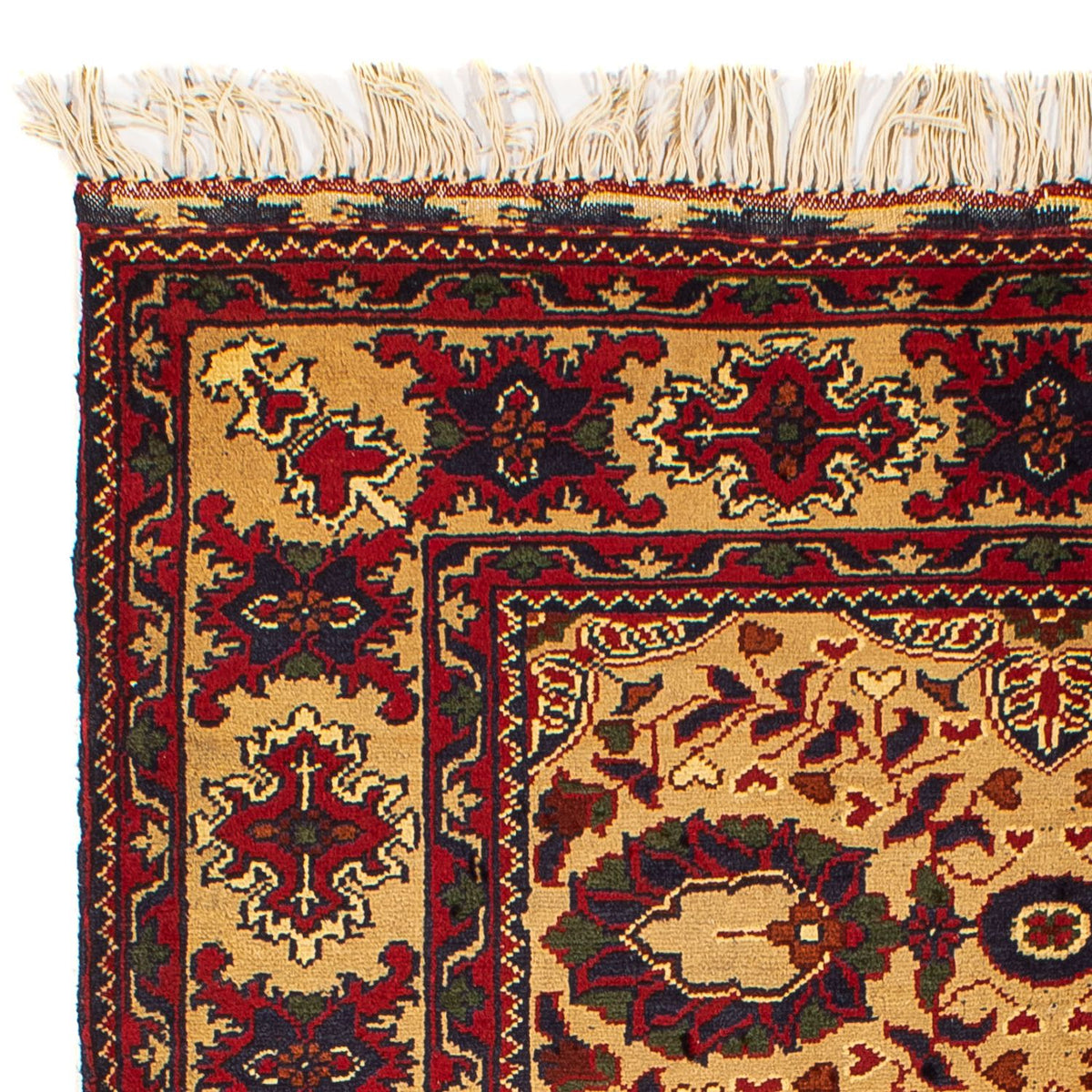 Afghansk matta - 156 x 101 cm - beige