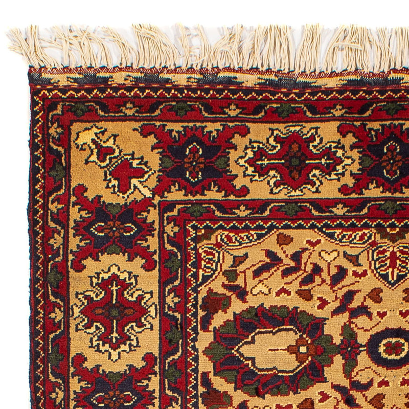 Afghansk matta - 156 x 101 cm - beige