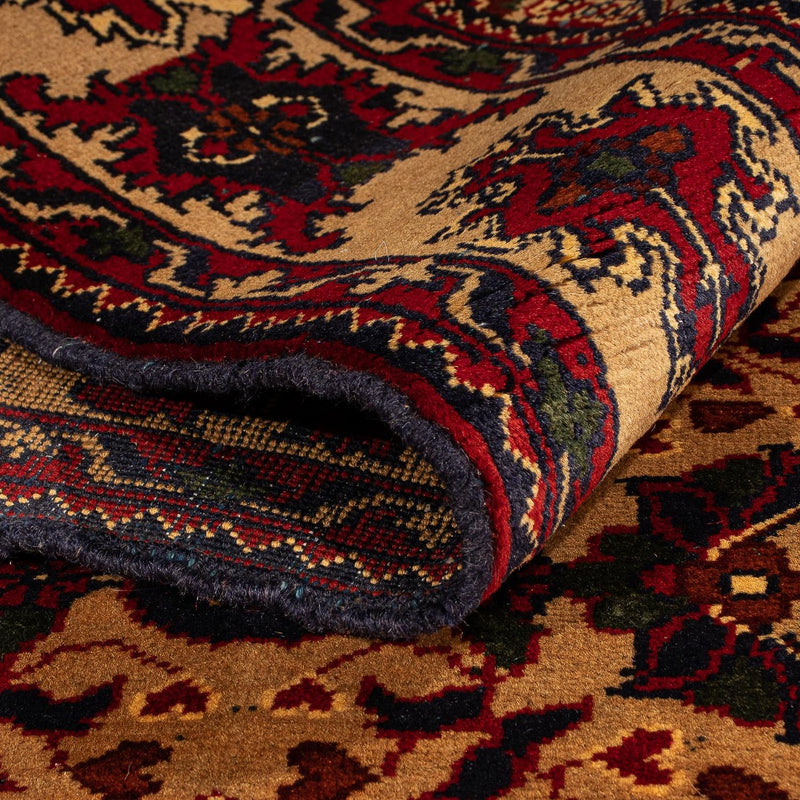 Afghansk matta - 156 x 101 cm - beige