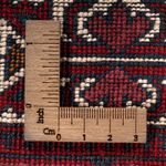 Afghansk matta - 145 x 93 cm - mörkröd