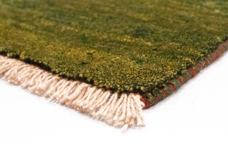 Runner Gabbeh-matta - persisk - 205 x 66 cm - grön