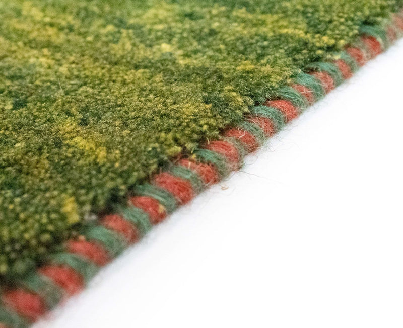 Runner Gabbeh-matta - persisk - 205 x 66 cm - grön