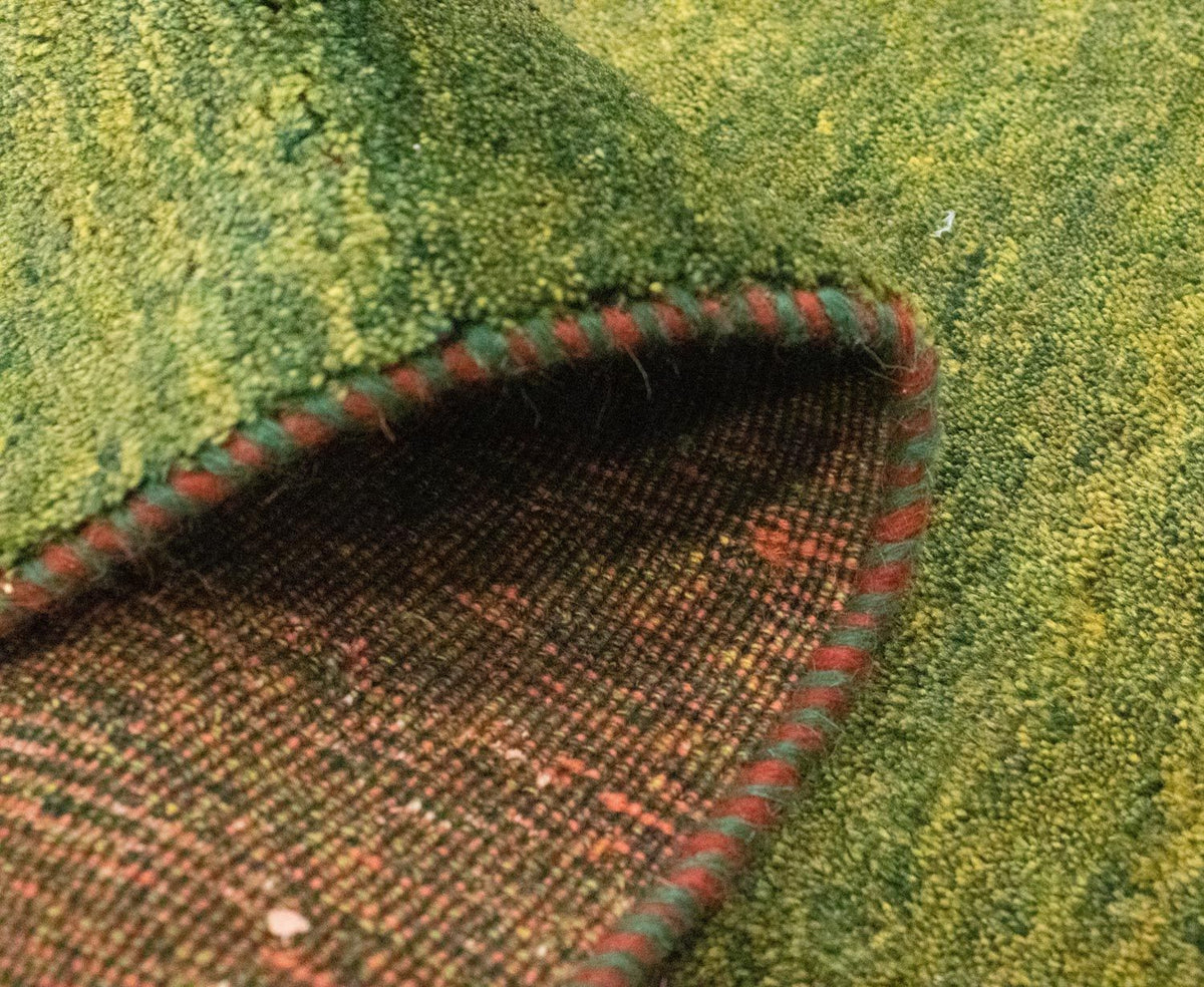 Runner Gabbeh-matta - persisk - 205 x 66 cm - grön