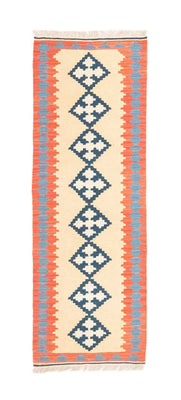 Runner Kelim Carpet - orientalisk matta - 205 x 60 cm - beige
