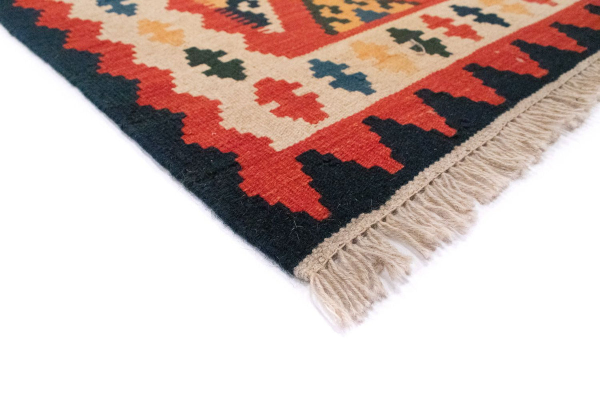 Runner Kelim Carpet - orientalisk matta - 200 x 63 cm - orange