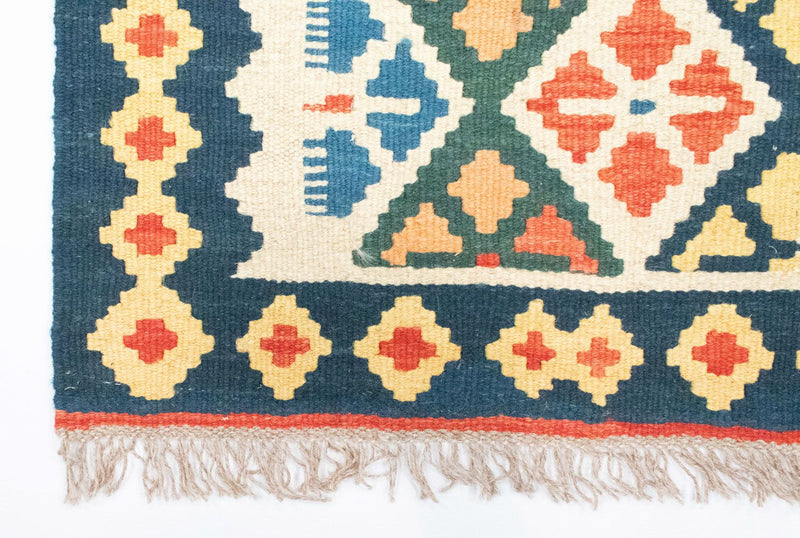 Runner Kelim Carpet - orientalisk matta - 207 x 65 cm - beige