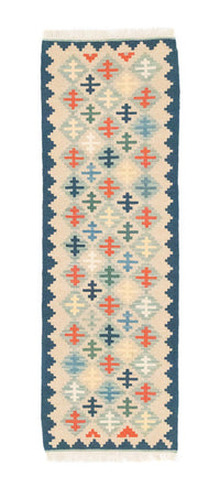 Runner Kelim Carpet - orientalisk matta - 193 x 61 cm - beige