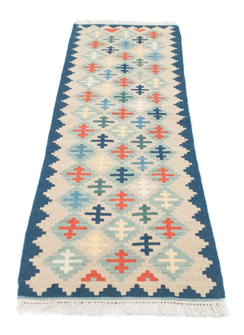 Runner Kelim Carpet - orientalisk matta - 193 x 61 cm - beige