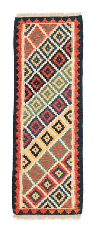 Runner Kelim Carpet - orientalisk matta - 182 x 62 cm - beige