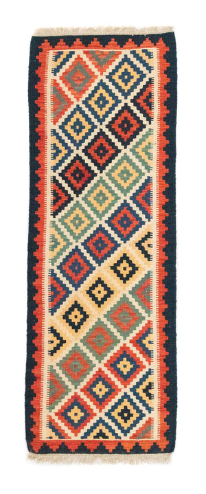 Runner Kelim Carpet - orientalisk matta - 182 x 62 cm - beige