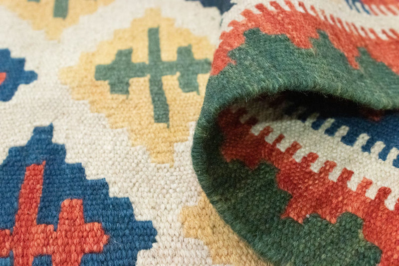 Runner Kelim Carpet - orientalisk matta - 192 x 62 cm - beige