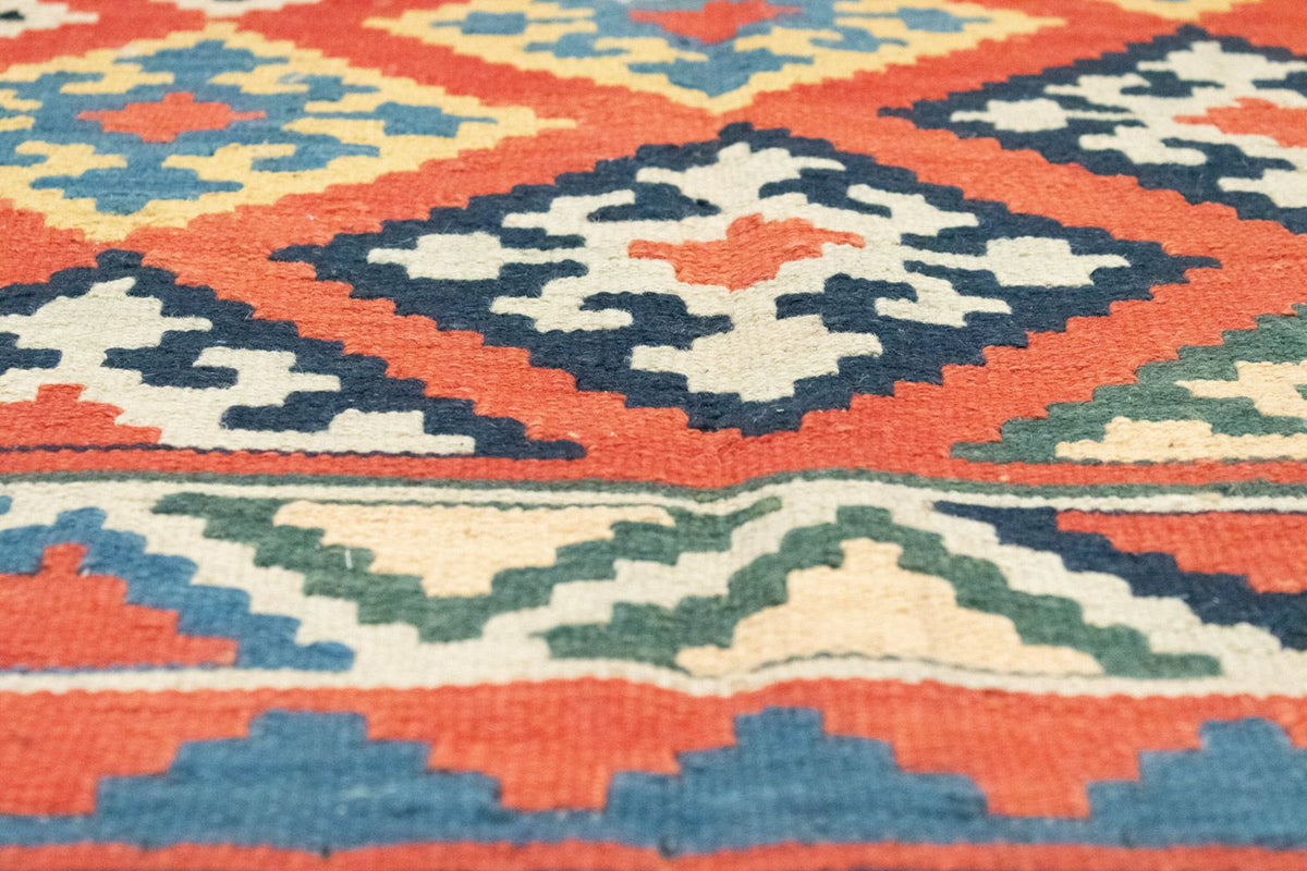 Kelim Carpet - orientalisk matta - 212 x 148 cm - orange