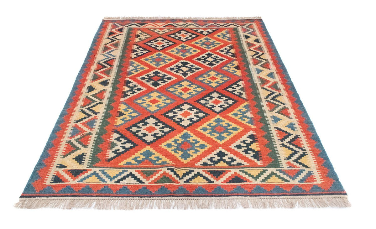 Kelim Carpet - orientalisk matta - 212 x 148 cm - orange
