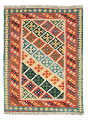Kelim Carpet - orientalisk matta - 202 x 153 cm - orange