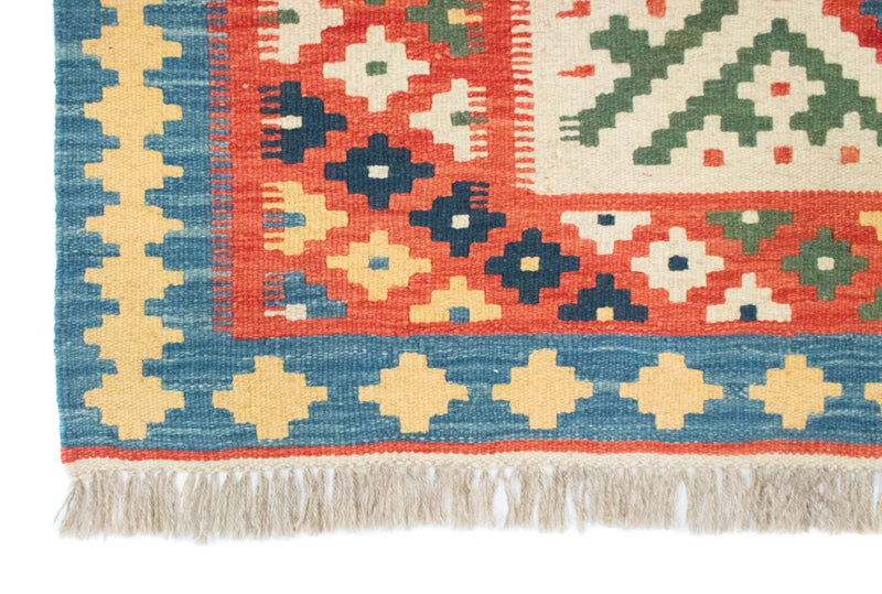 Kelim Carpet - orientalisk matta - 202 x 153 cm - orange