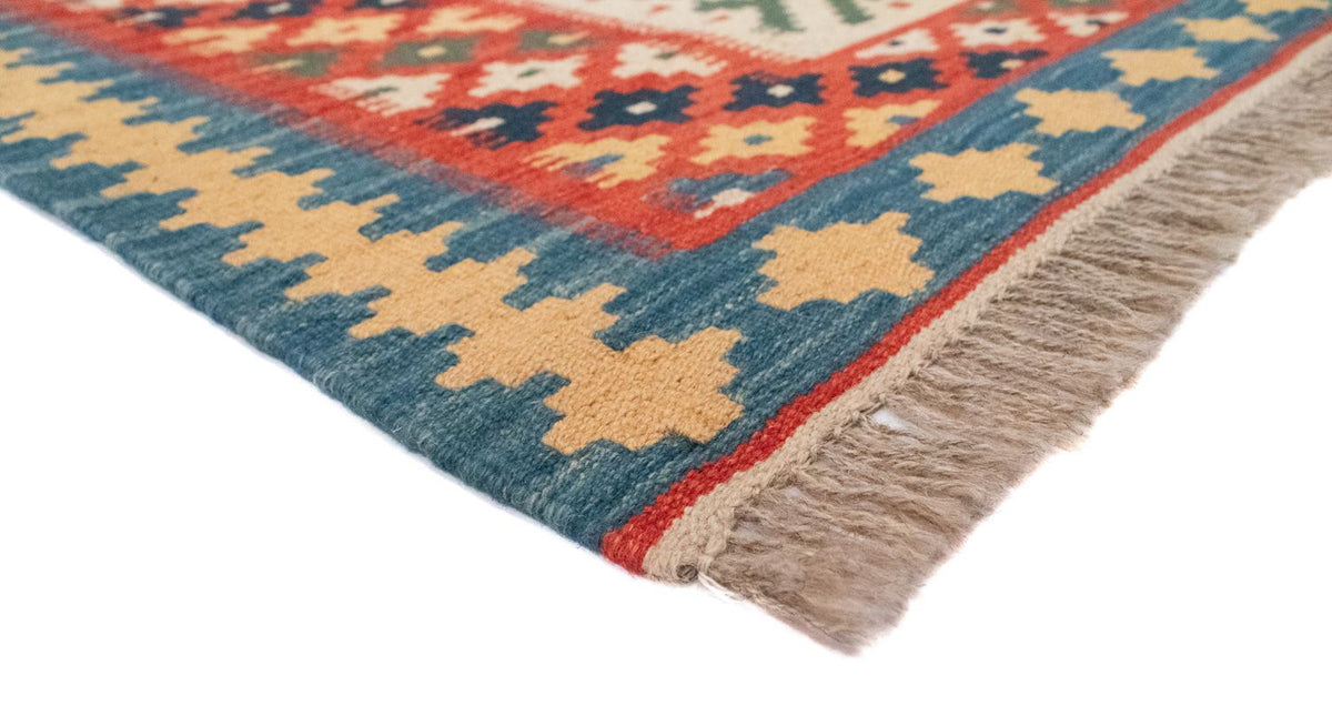 Kelim Carpet - orientalisk matta - 202 x 153 cm - orange