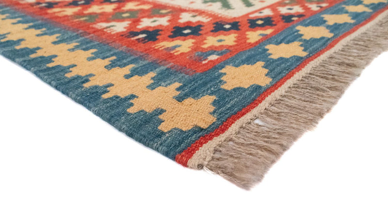 Kelim Carpet - orientalisk matta - 202 x 153 cm - orange