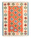 Kelim Carpet - orientalisk matta - 196 x 150 cm - orange