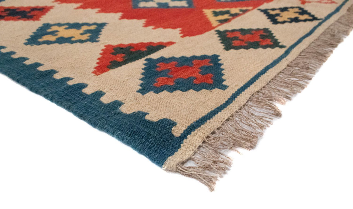 Kelim Carpet - orientalisk matta - 196 x 150 cm - orange