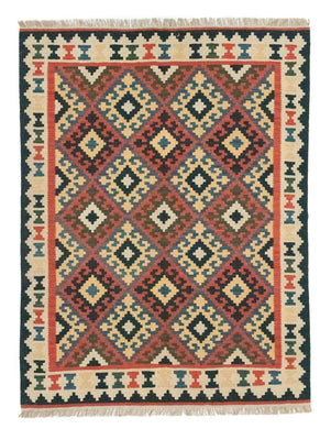 Kelim Carpet - orientalisk matta - 200 x 150 cm - brun